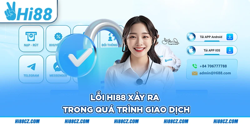 Lỗi Hi88 xảy ra khi nhà cái nâng cấp, bảo trì