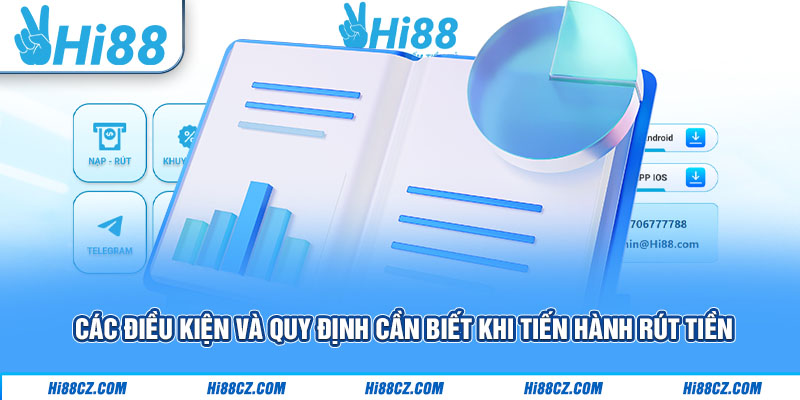 Các điều kiện và quy định cần biết khi tiến hành rút tiền