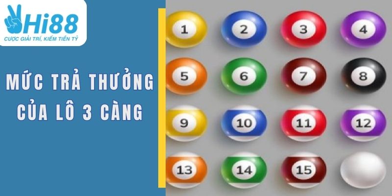Tỷ lệ nhận thưởng siêu cao khi chơi 3 càng